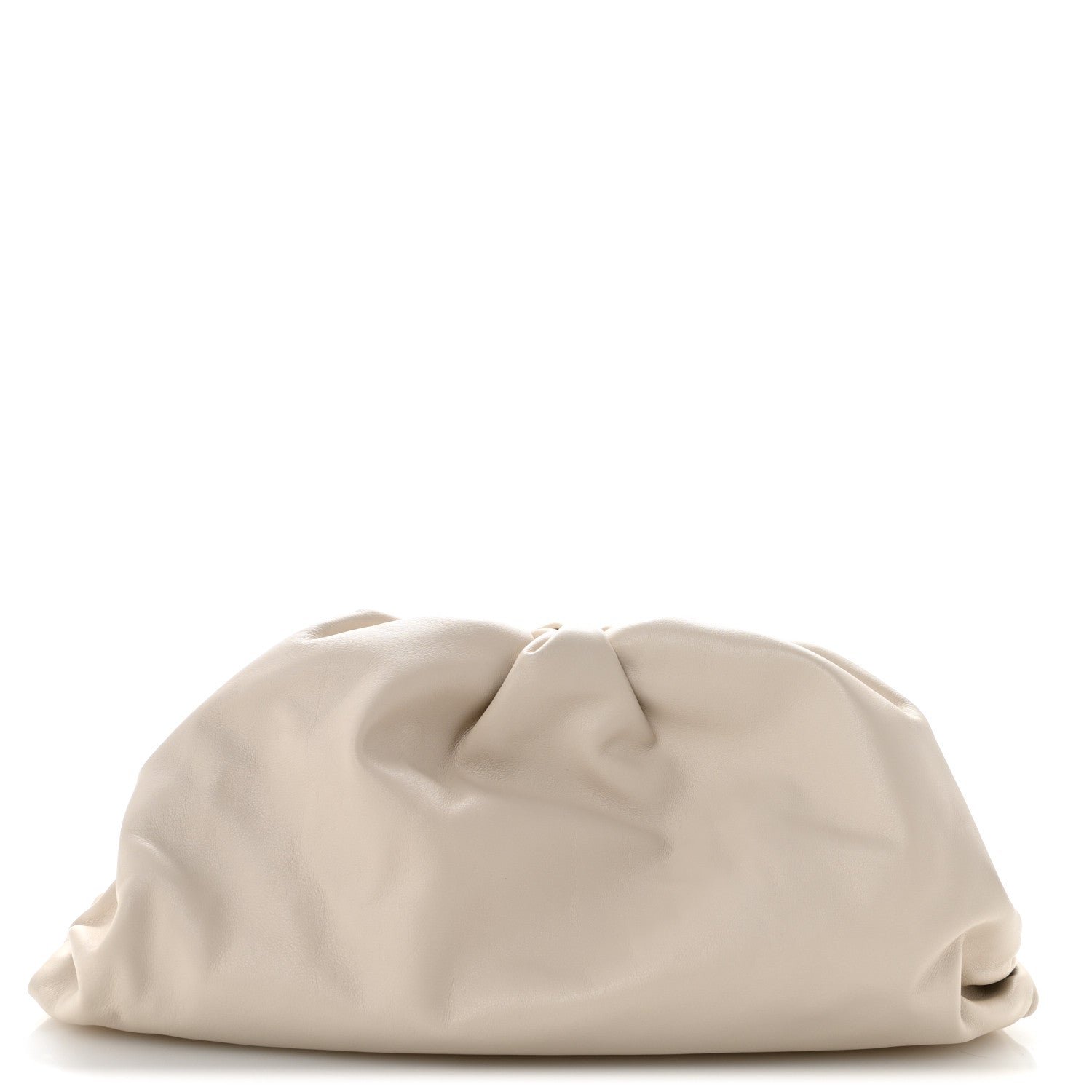 Bottega Veneta Smooth Butter Calf The Pouch Oversized Clutch Plaster