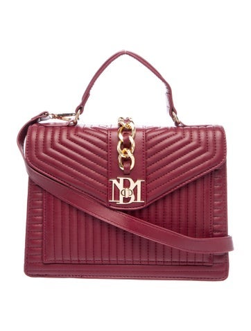 Badgley Mischka Leather Top Handle Bag