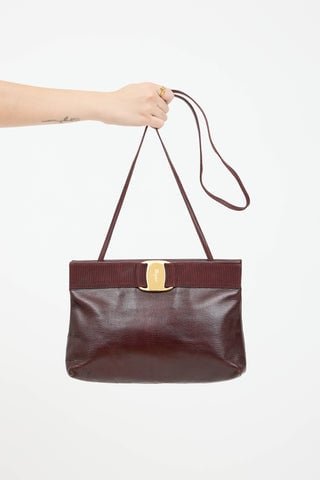Ferragamo Exotic Leather Vara Bag