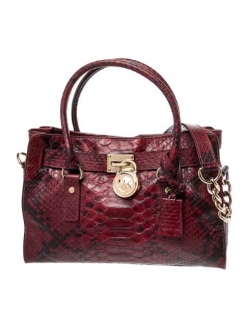 Embossed Leather Top Handle Bag
