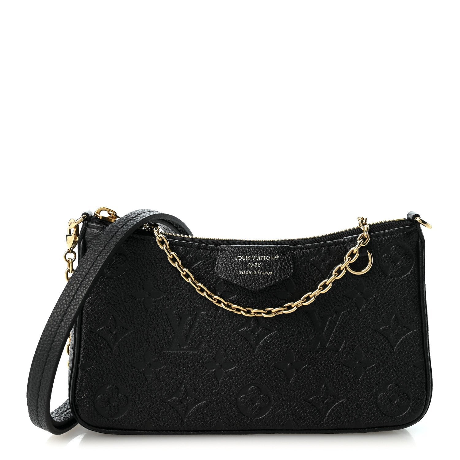 Louis Vuitton Empreinte Easy Pouch On Strap Black