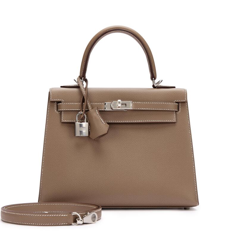 Hermes Etoupe Epsom Kelly 25 Sellier Palladium Hardware, 2025