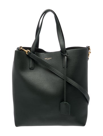 Leather Toy North/South Shopping Tote Toy