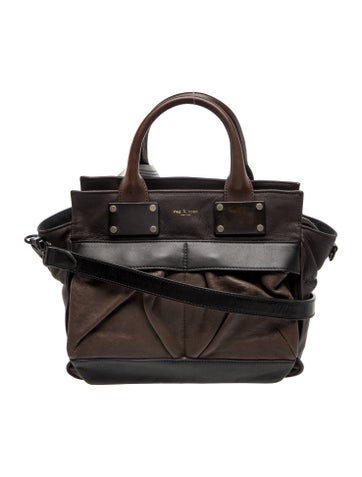 Leather Top Handle Bag