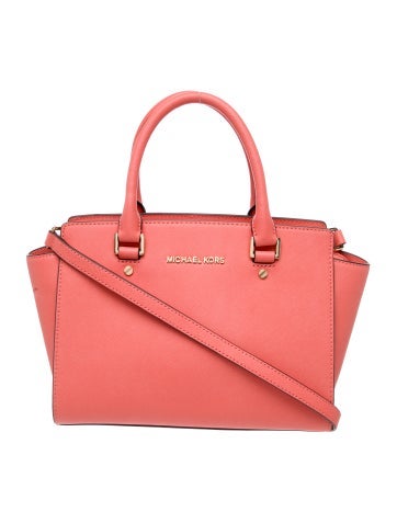 Michael Kors Saffiano Leather Shoulder Bag