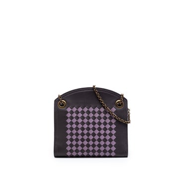 Alligator Nappa Intrecciato Chain Wallet