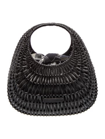 Wicker Top Handle Bag