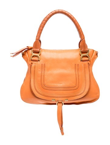 Chloe Leather Marcie Shoulder Bag Medium