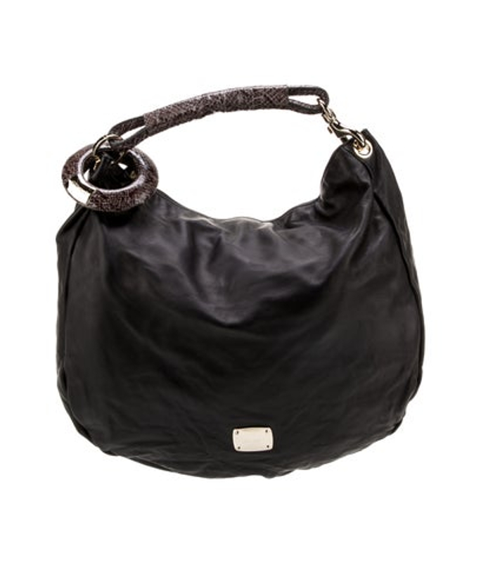 Jimmy Choo Choo Leather Top Handle Bag