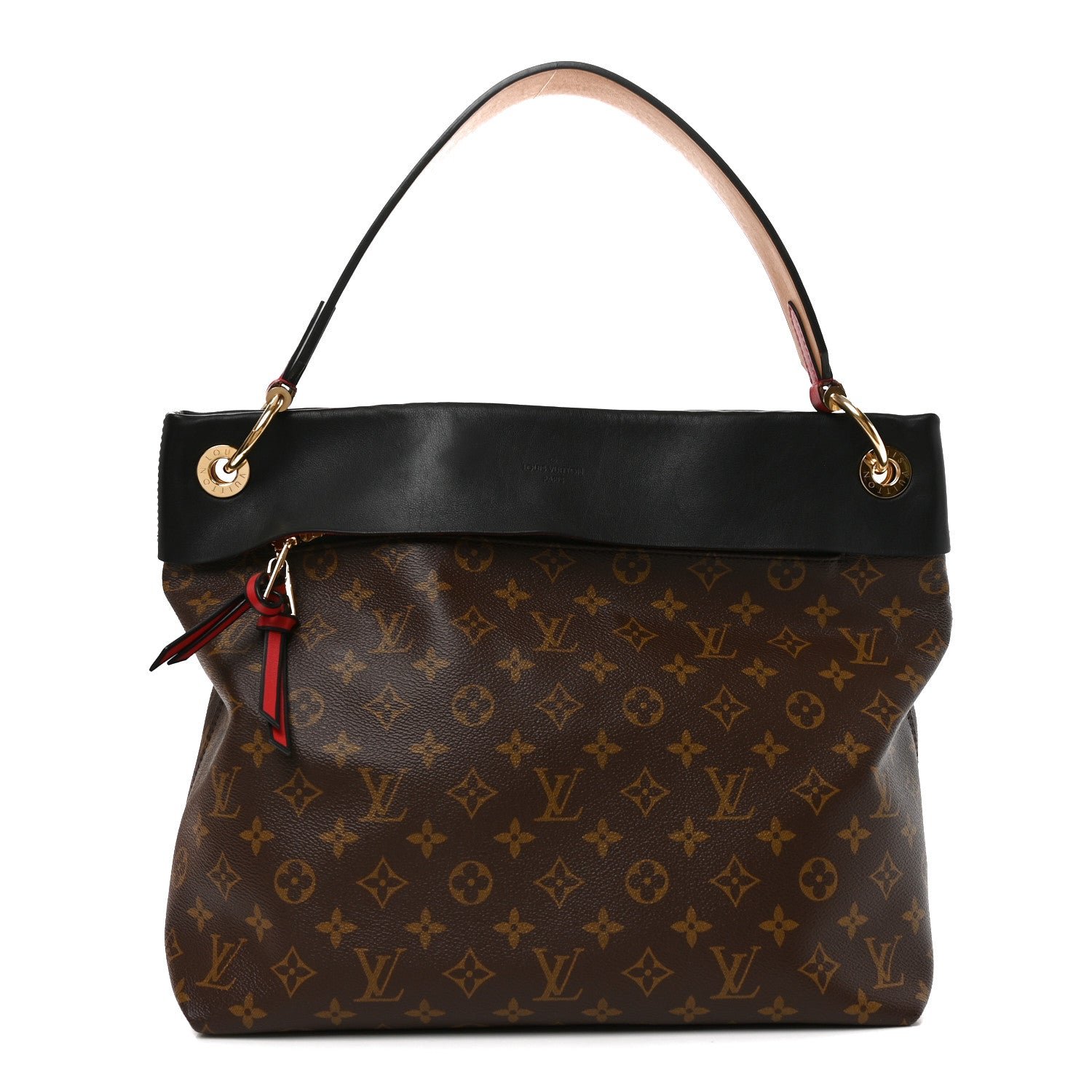 Louis Vuitton Monogram Tuileries Hobo Black
