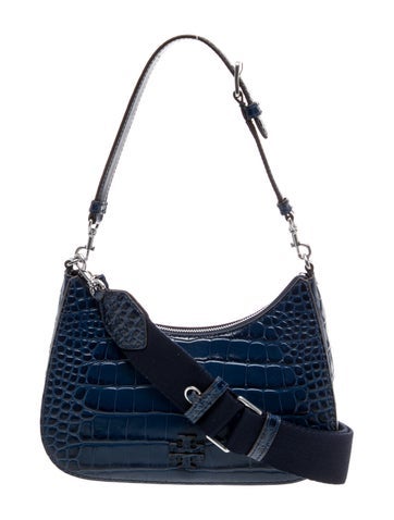 Embossed Leather Shoulder Bag