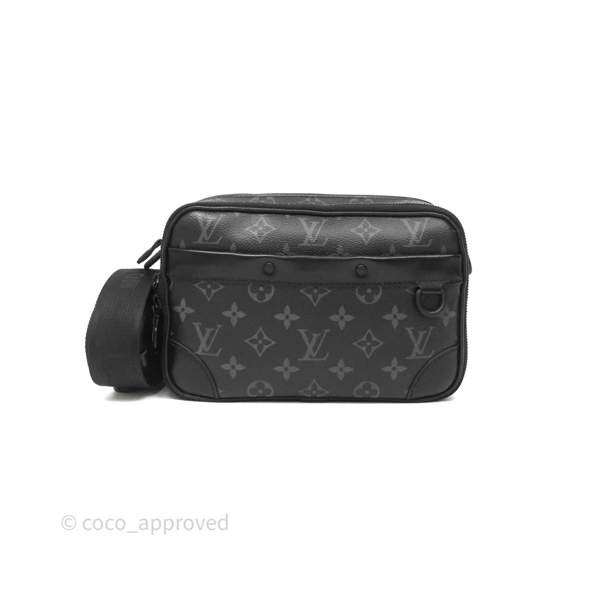 Louis Vuitton Alpha Messenge Black Monogram Canvas