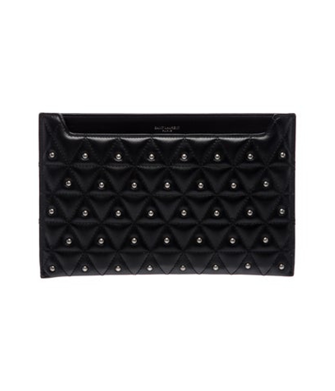 Saint Laurent Laurent Leather Clutch
