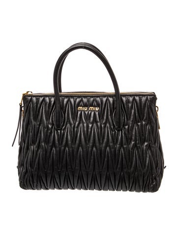 Leather Top Handle Bag