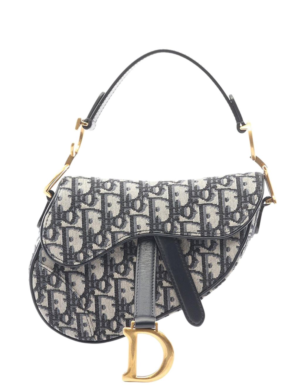 2010-2026 Mini Oblique Canvas Saddle Bag shoulder bag