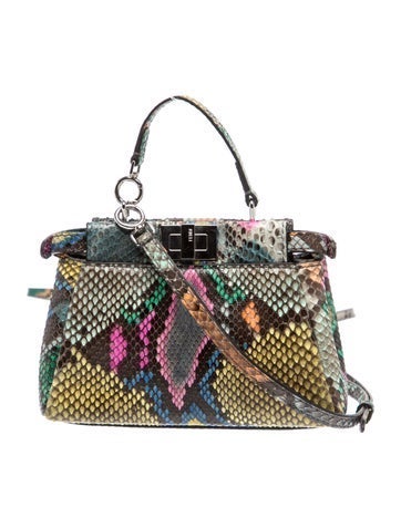 Python small peekaboo python bag Mini