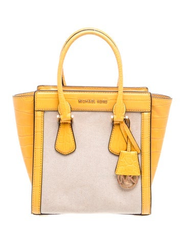 Embossed Leather Top Handle Bag