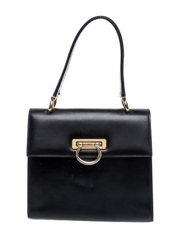 Leather Top Handle Bag Vintage