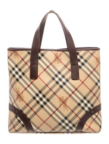 Haymarket Check Top Handle Bag