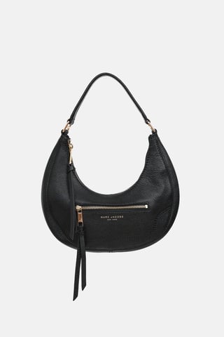 Leather Crescent Shoulder Bag