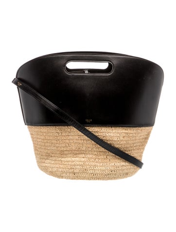 Raffia Bucket Bag