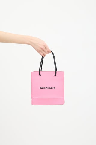 Leather XXS Shopping Tote Bag