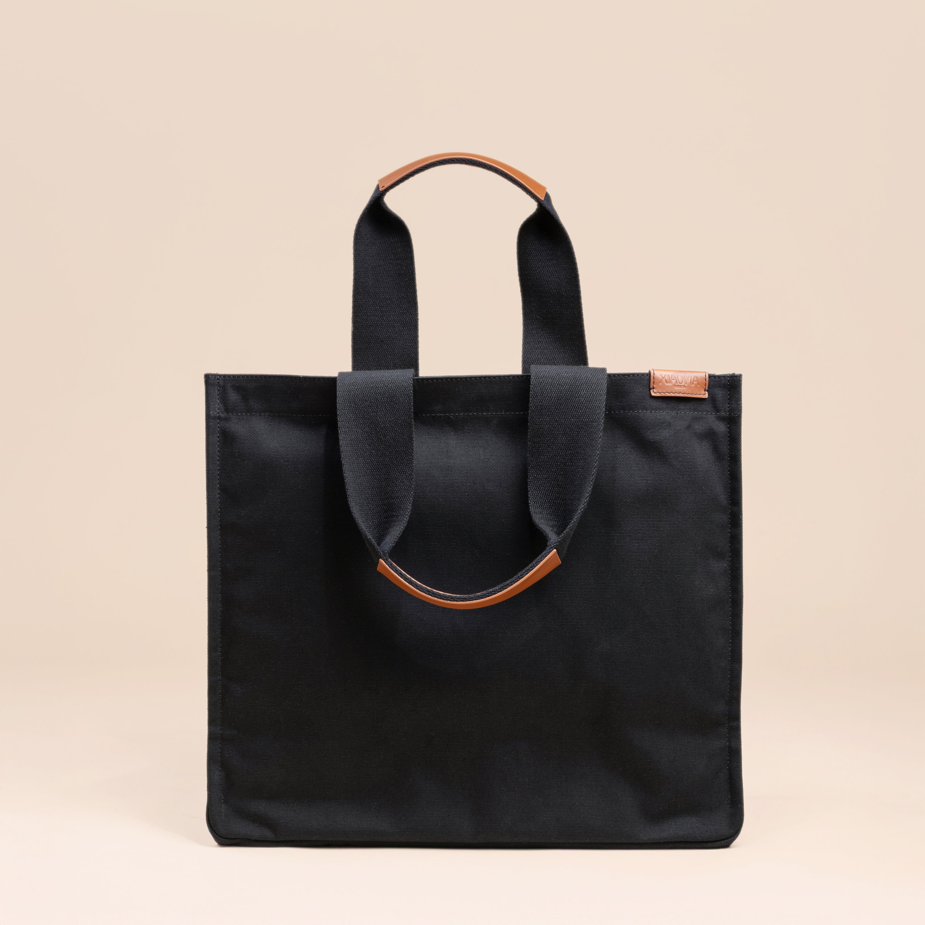 Brand New ( Rank N ) XIAOMA Travel Delight L Shopper Tote Black Canvas