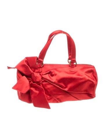 Satin Top Handle Bag