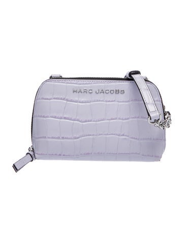 Embossed Leather Crossbody Bag