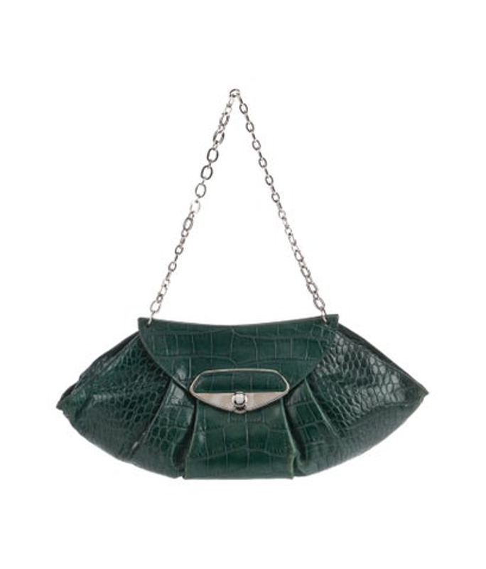Furla Embossed Leather Shoulder Bag