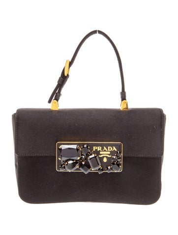 Satin Top Handle Bag