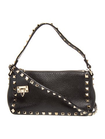 Valentino Rockstud Rockstud Grainy Crossbody Bag Small