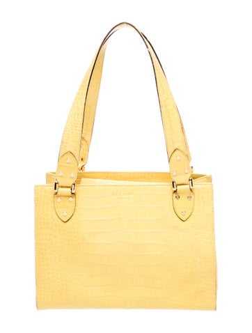 Kate Spade Embossed Leather Top Handle Bag