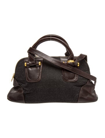 Leather Top Handle Bag