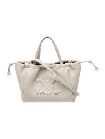 Triomphe Cabas Drawstring Cuir Small