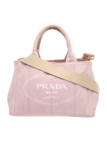 Enameled Metal Triangle Canapa Logo Tote Small