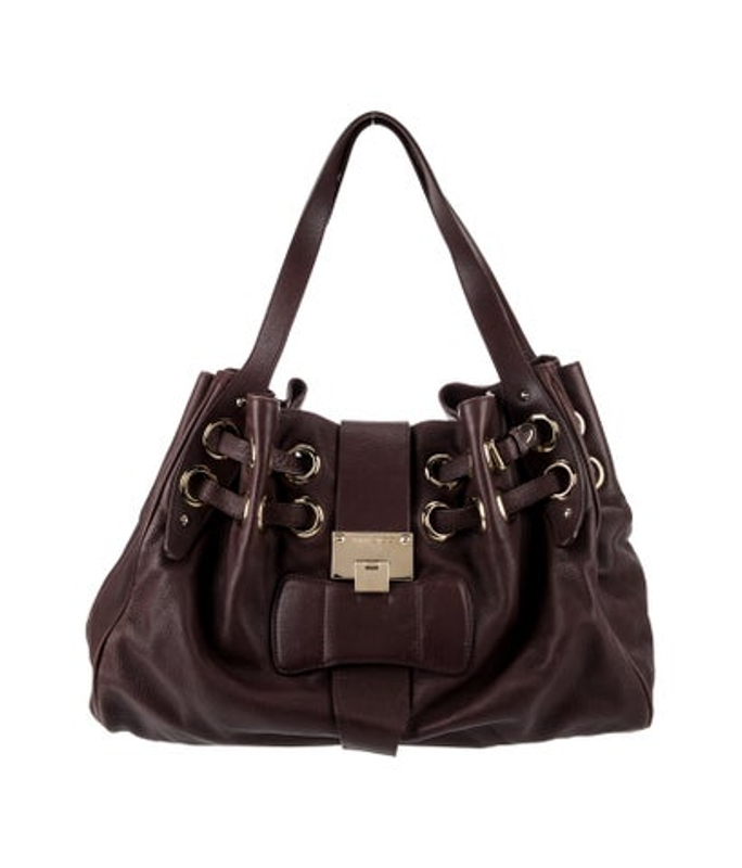 Jimmy Choo Choo Leather Shoulder Bag