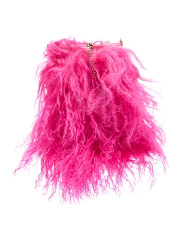 Lamb Fur Crossbody Bag