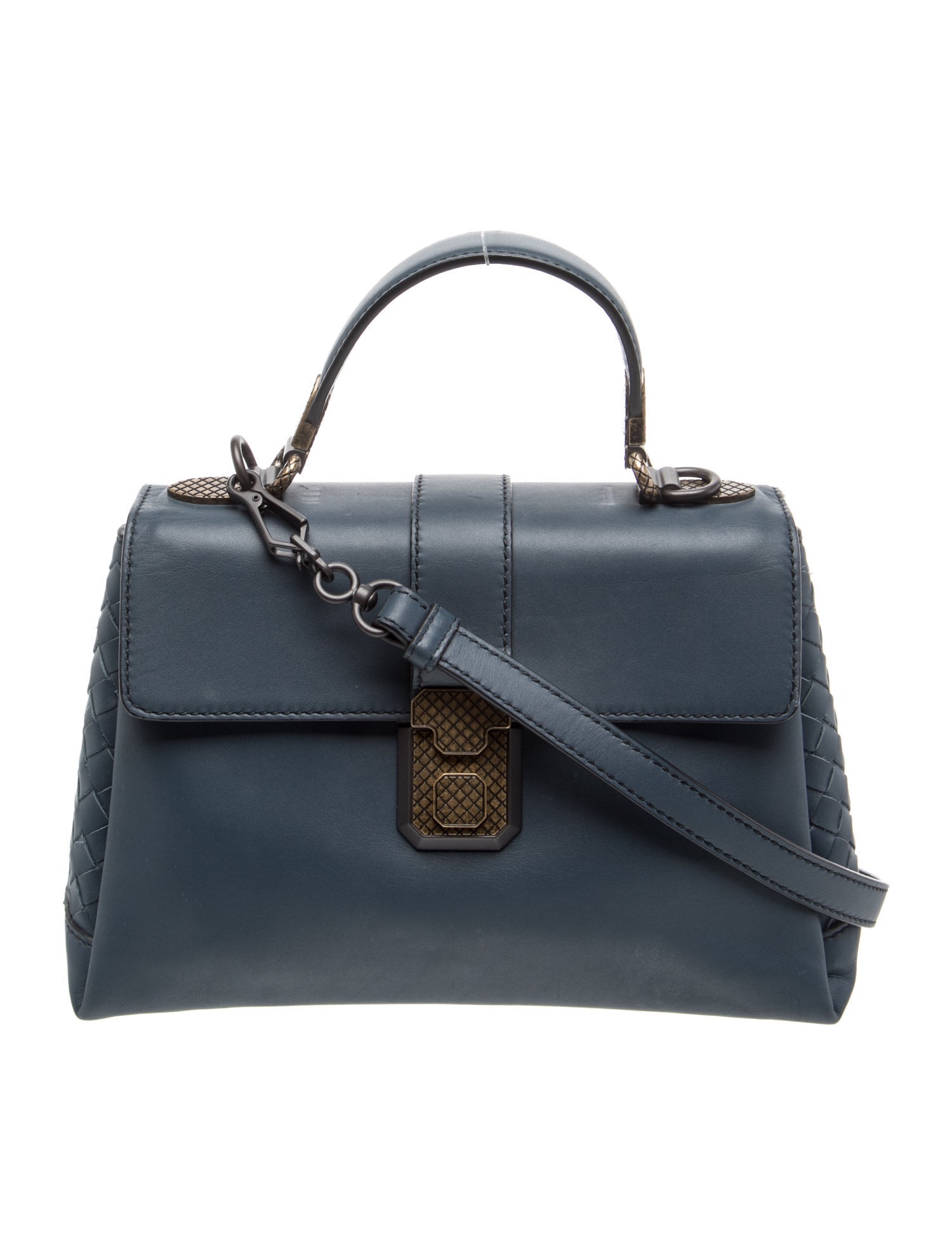 Intrecciato Piazza Top Handle Bag