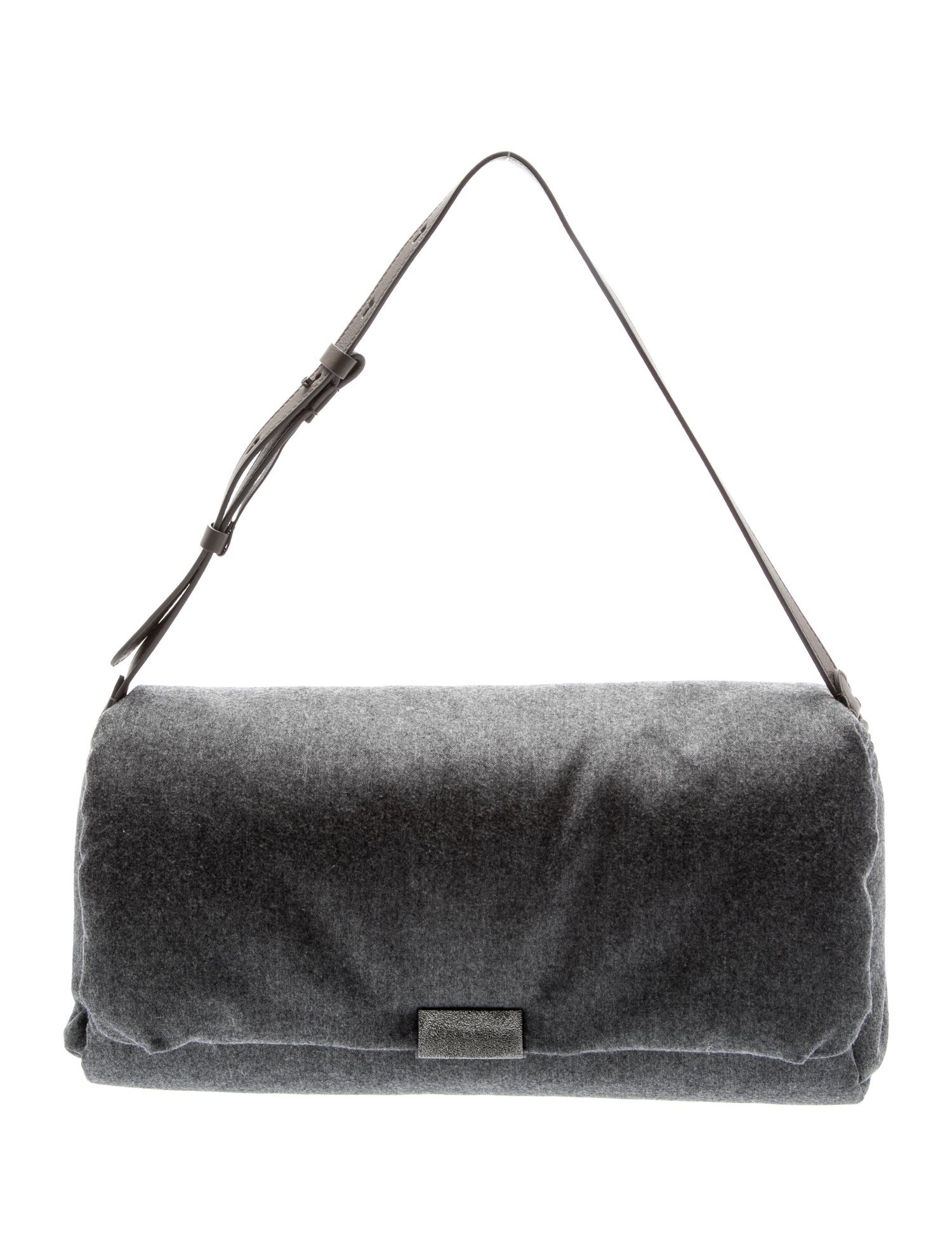 Gray Wool Shoulder Bag w/ Tags