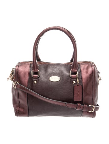 Coach Leather Top Handle Bag
