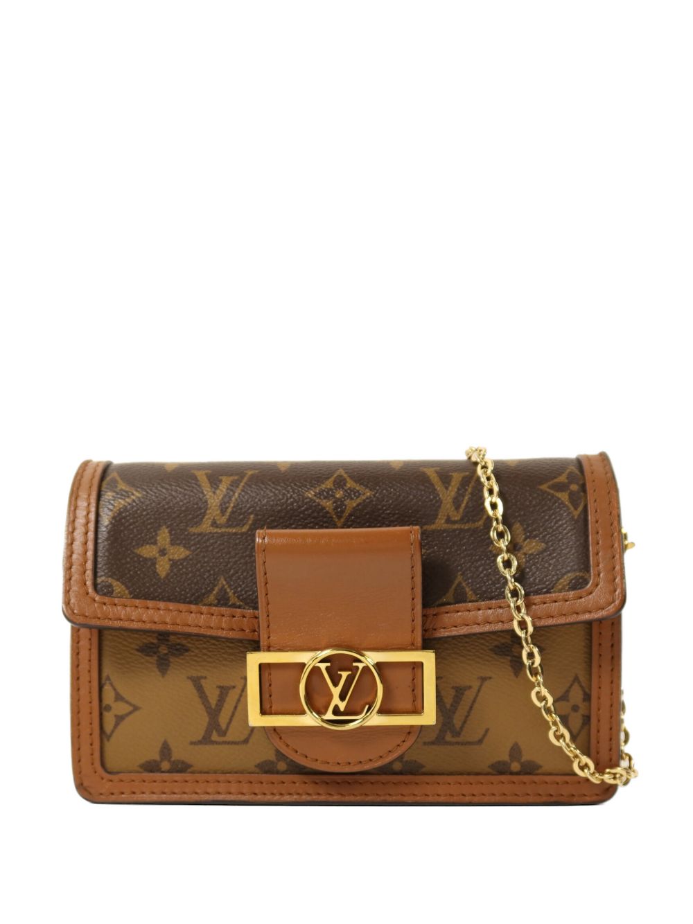 Dauphine monogram-pattern crossbody bag