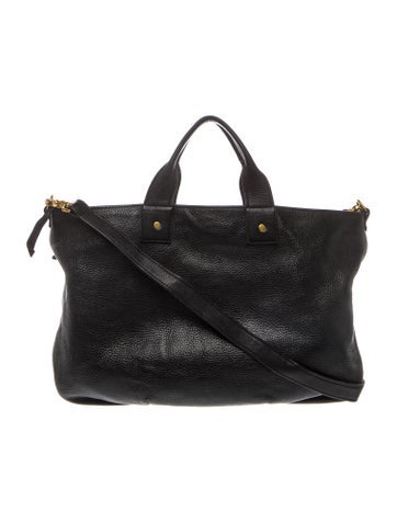 Leather Top Handle Bag