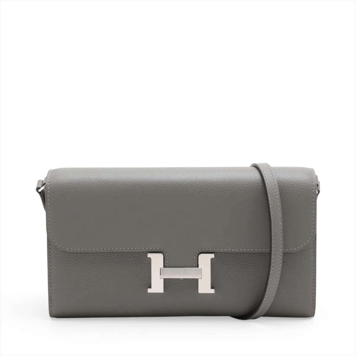 Hermès Constance Long Togo Evercolor Grimayer Silver Metal Fittings