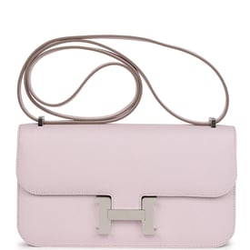 Hermes Hermes Constance Elan Mauve Pale Epsom Palladium Hardware