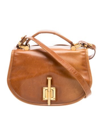 Leather Top Handle Bag