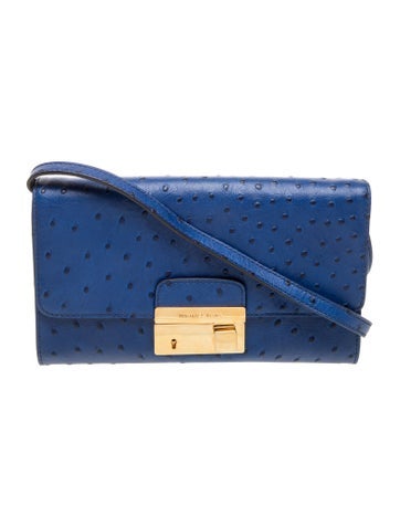 Embossed Leather Crossbody Bag