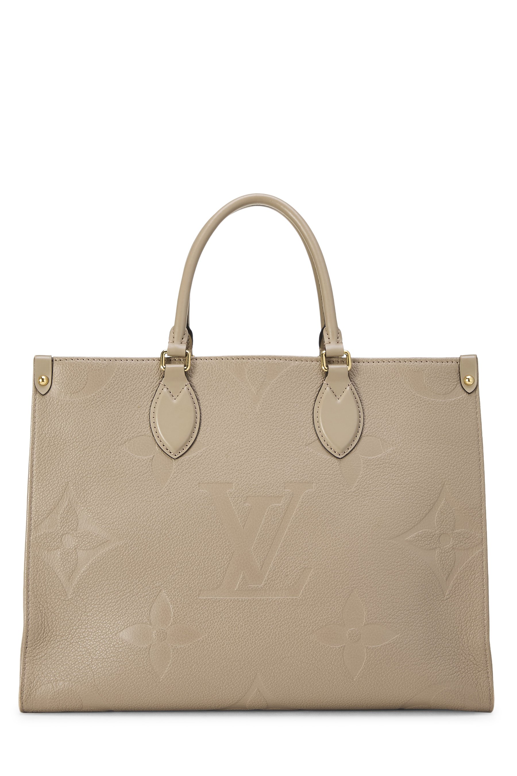 Louis Vuitton Beige Empreinte Giant On The Go MM