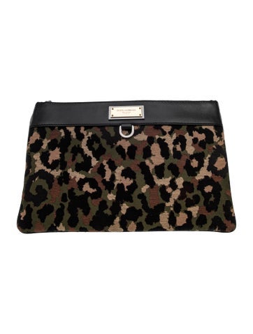 Canvas Clutch w/ Tags