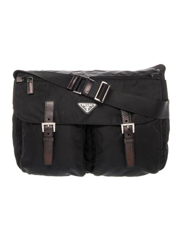 Saffiano Leather Messenger Bag